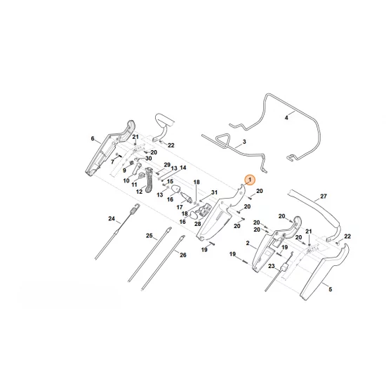 STIHL  Część obudowy 6375 182 1336